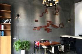 同創(chuàng)廣告策劃辦公室裝修設(shè)計